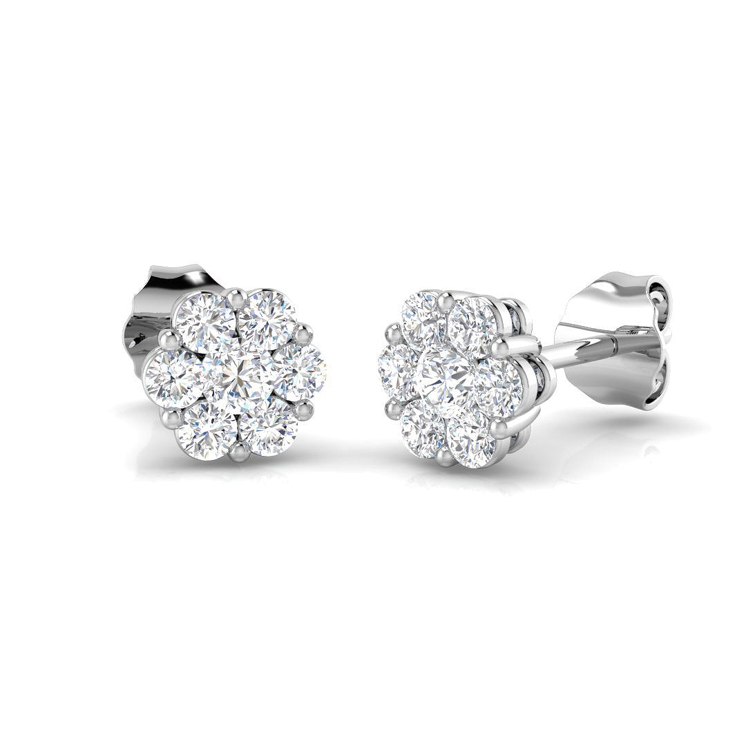 SE5519 — Earrings - 9k White Gold