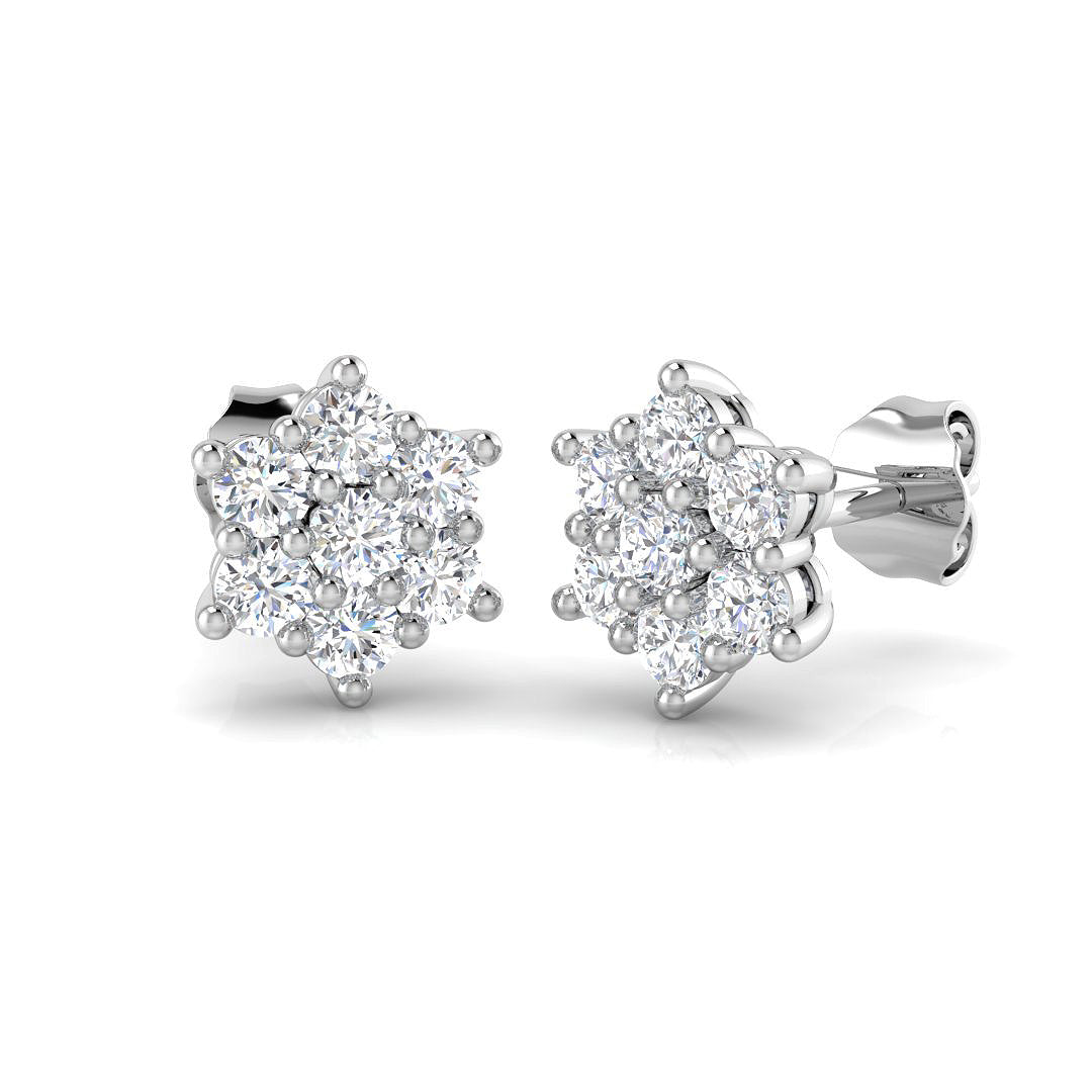 SE5521 — Earrings - 9k White Gold