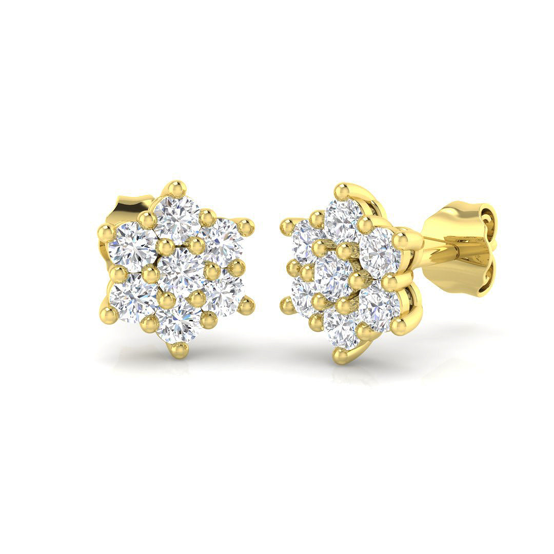 SE5521 — Earrings - 9k Yellow Gold