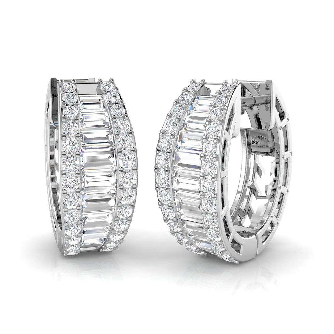 SE5528 — Earrings - 9k White Gold
