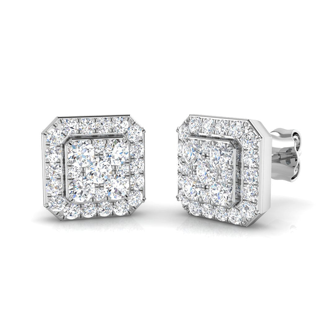 SE5536 — Earrings - 9k White Gold