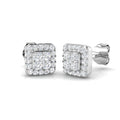 SE5540 — Earrings - 9k White Gold
