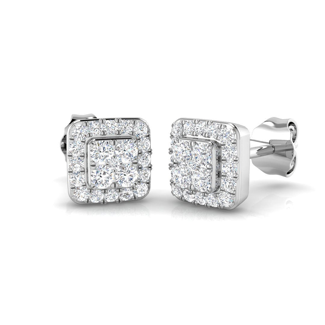 SE5540 — Earrings - 9k White Gold
