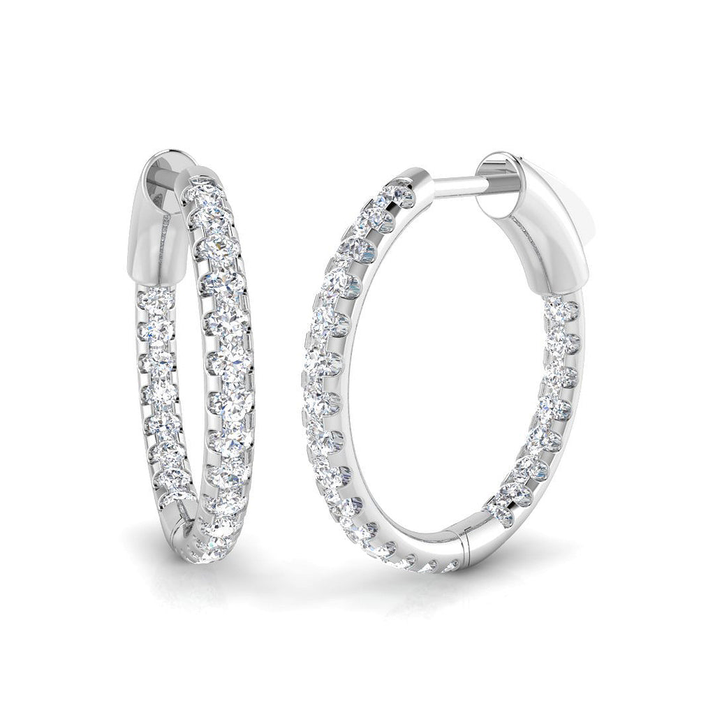 SE5541 — Earrings - 9k White Gold