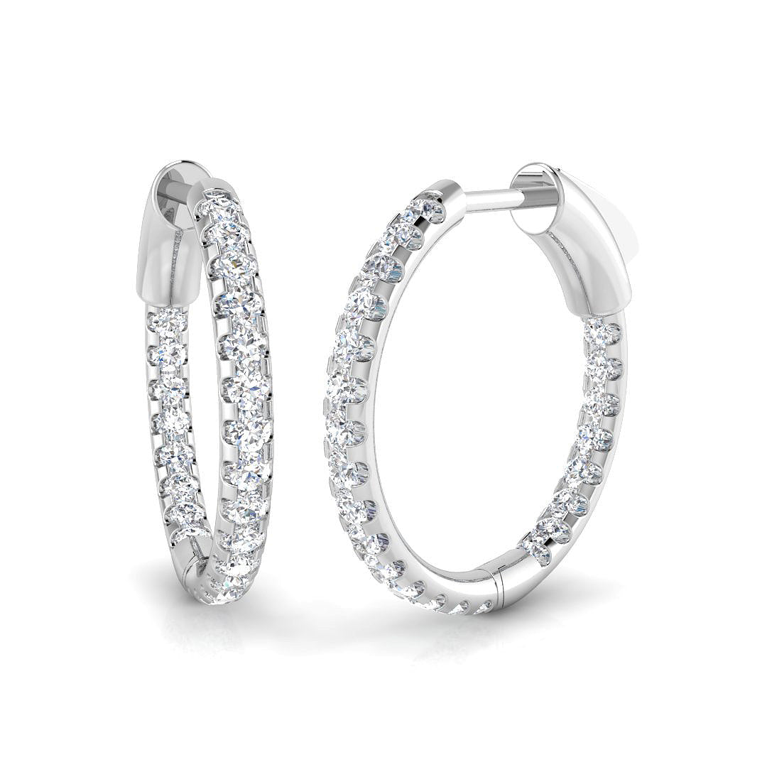 SE5541 — Earrings - 9k White Gold