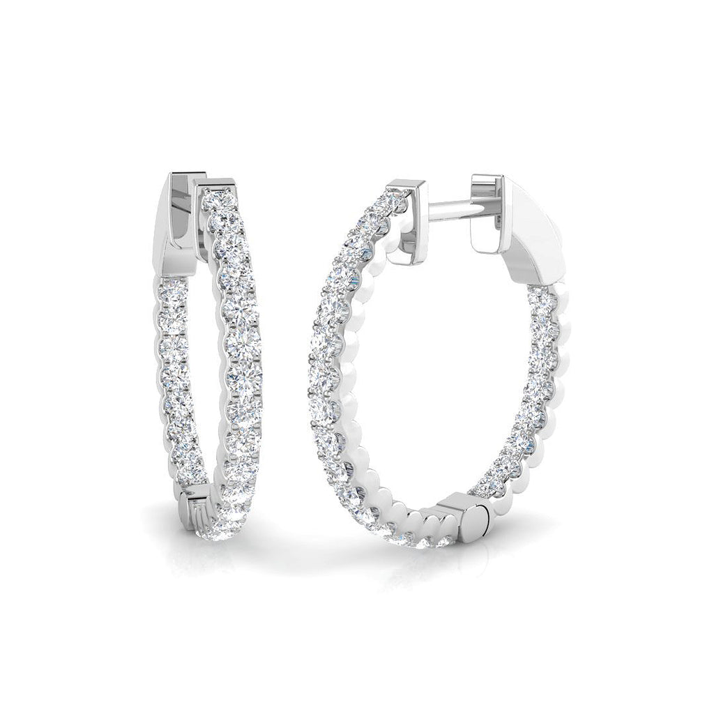 SE5542 — Earrings - 9k White Gold