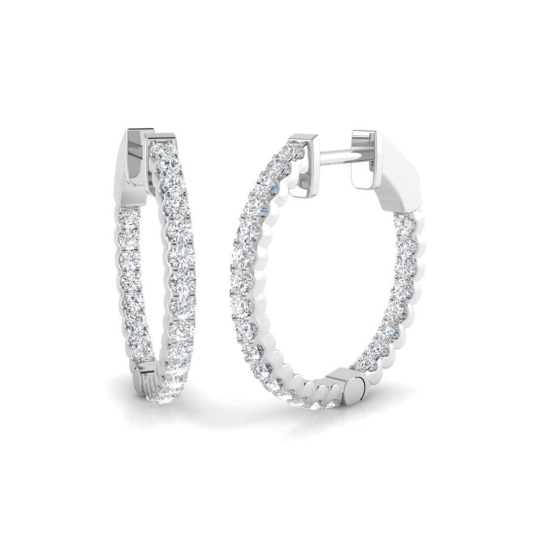 SE5542 — Earrings - 9k White Gold