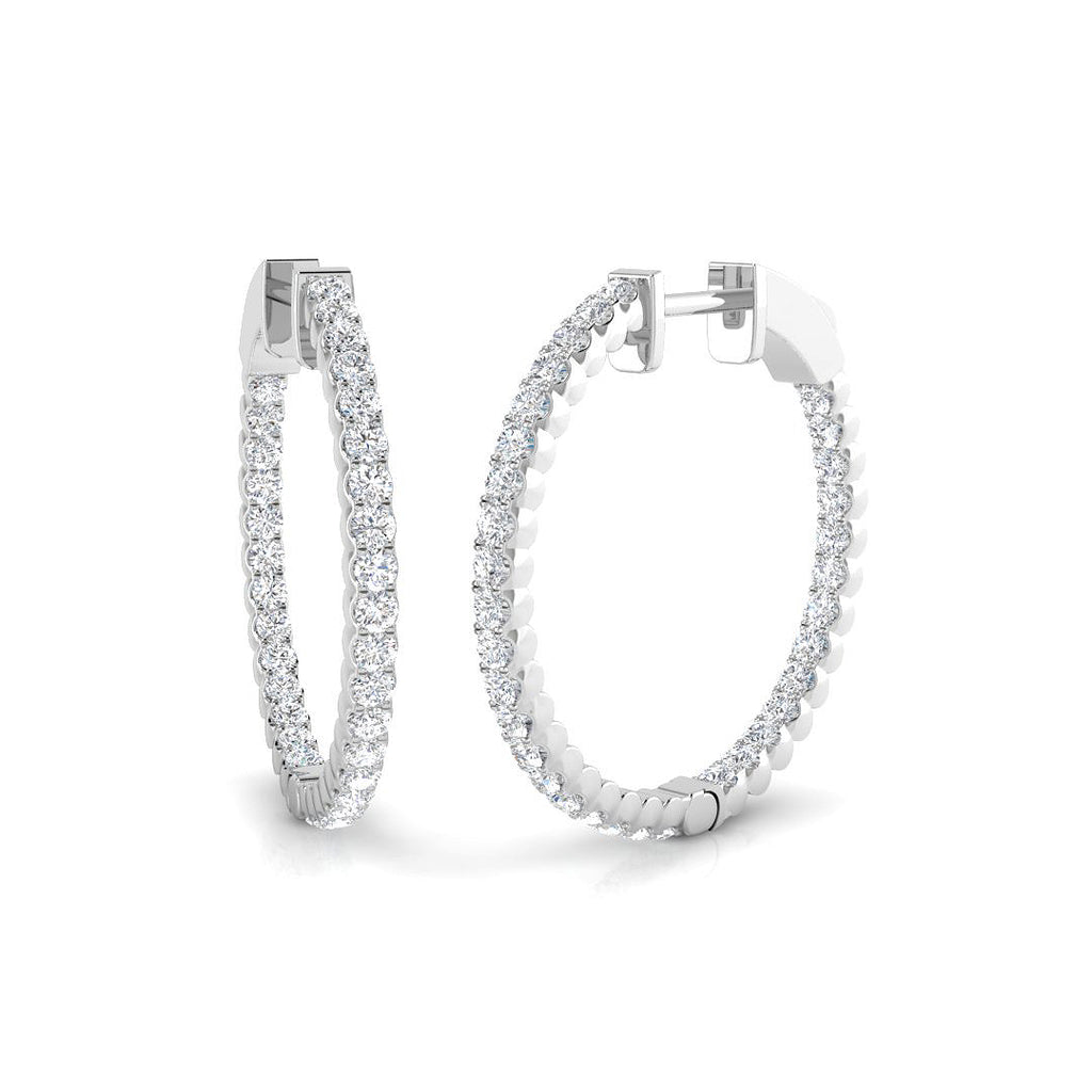 SE5543 — Earrings - 9k White Gold