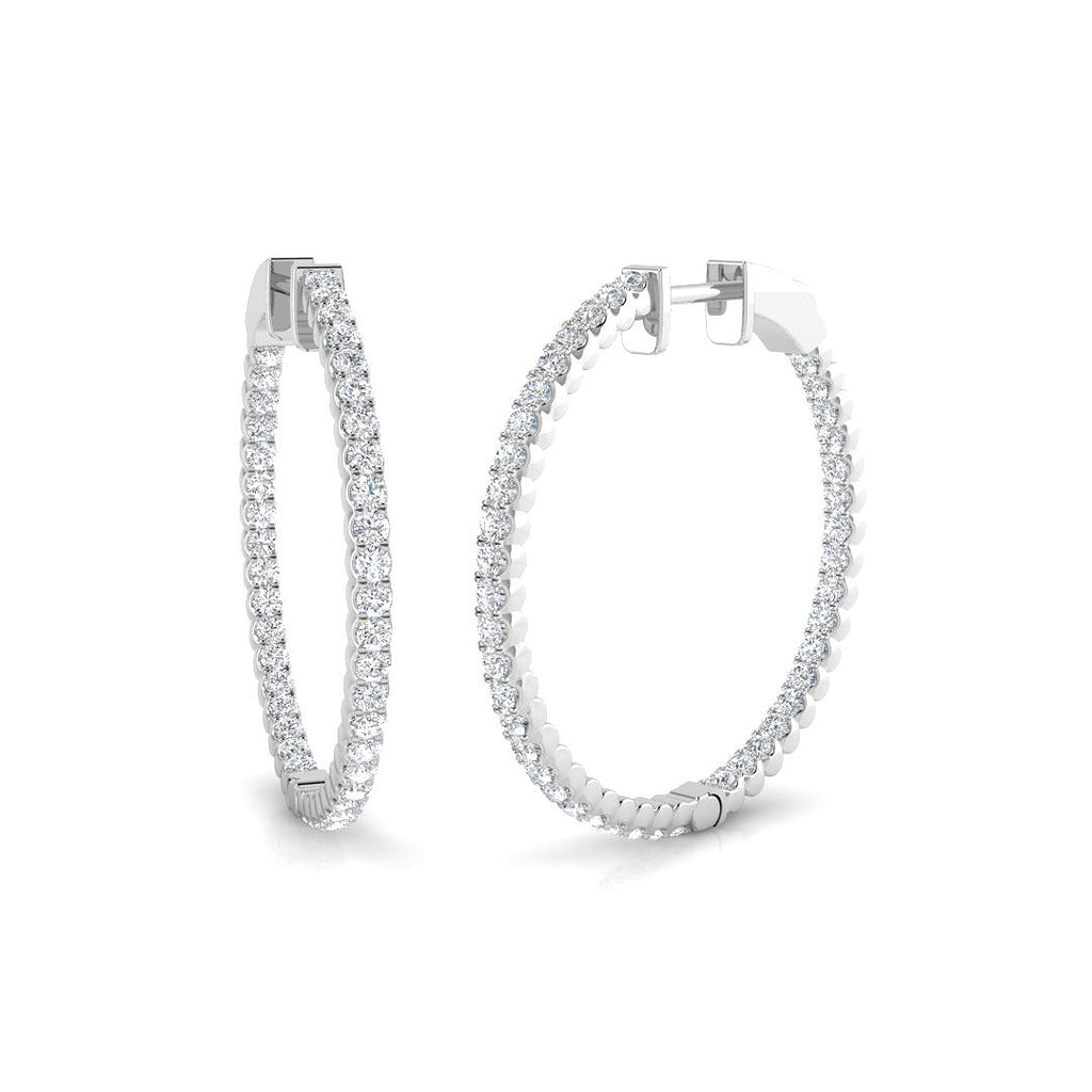 SE5544 — Earrings - 9k White Gold