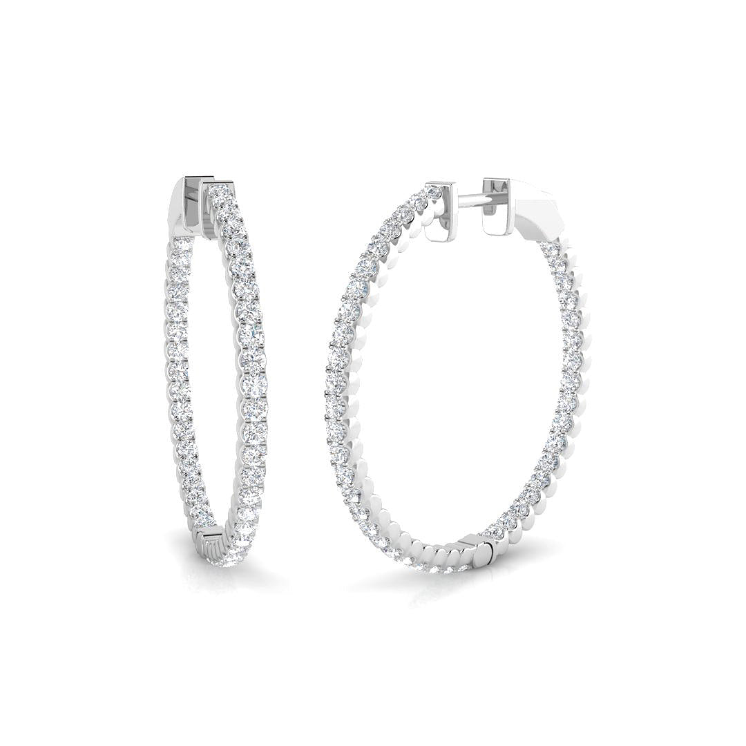 SE5544 — Earrings - 9k White Gold
