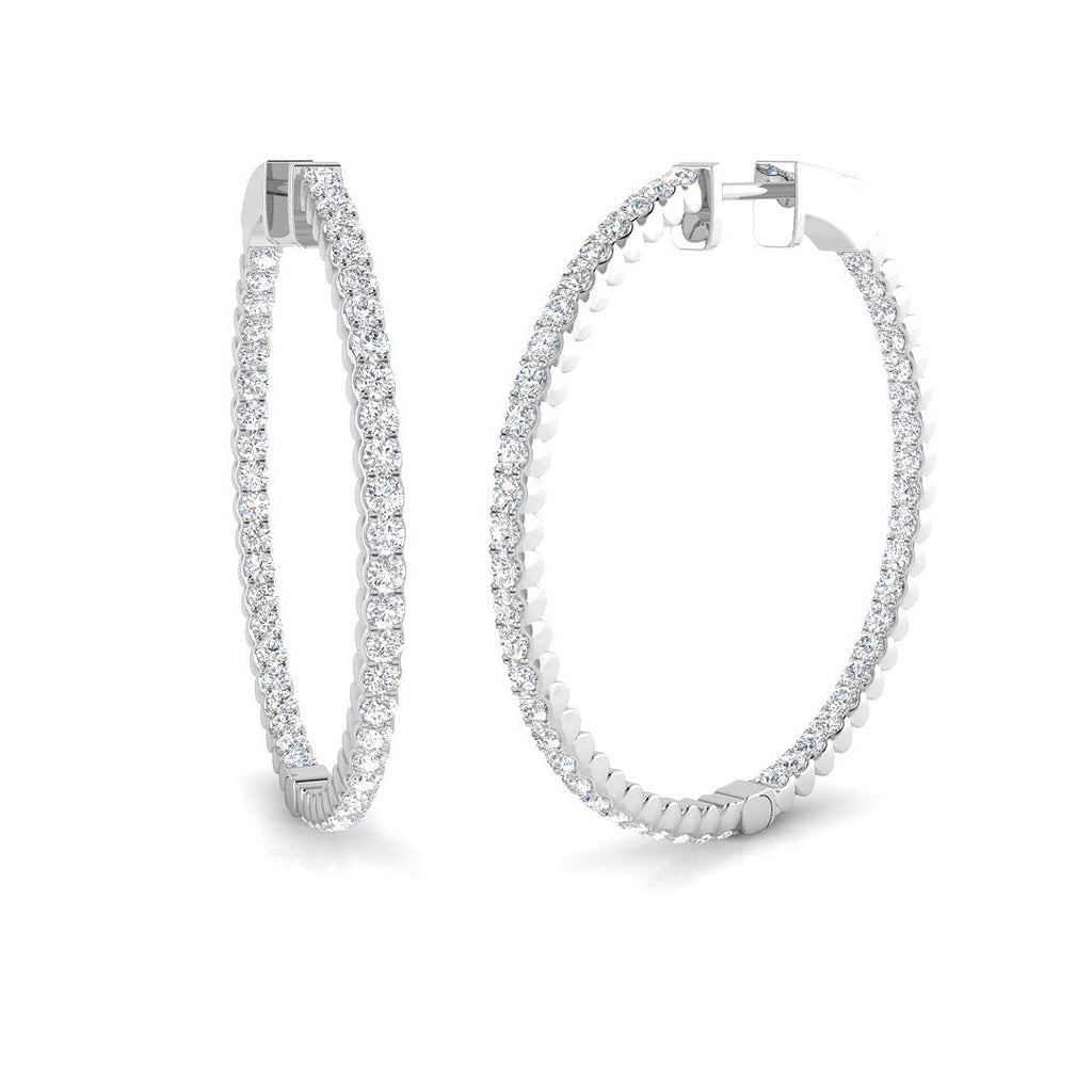 SE5545 — Earrings - 9k White Gold