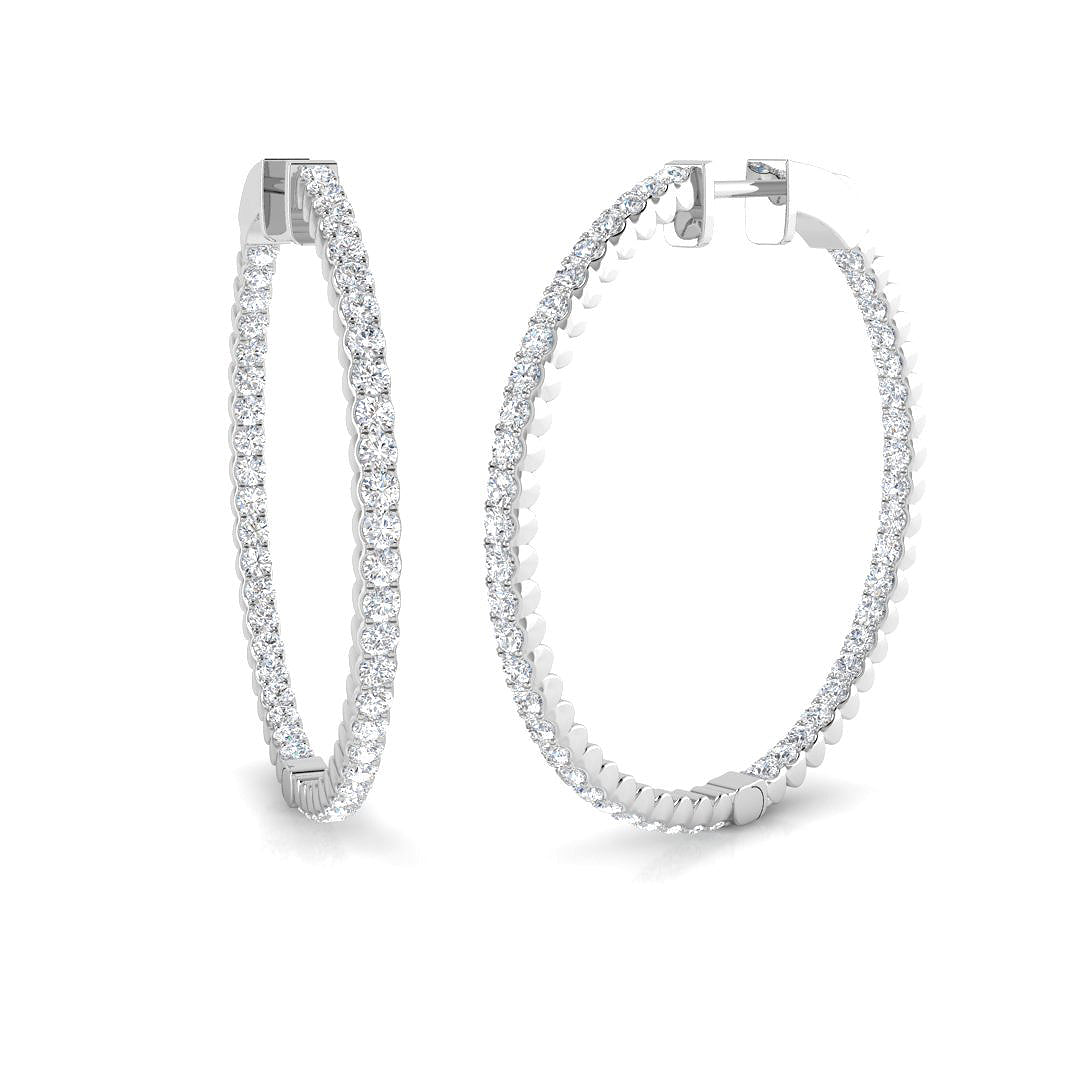 SE5545 — Earrings - 9k White Gold