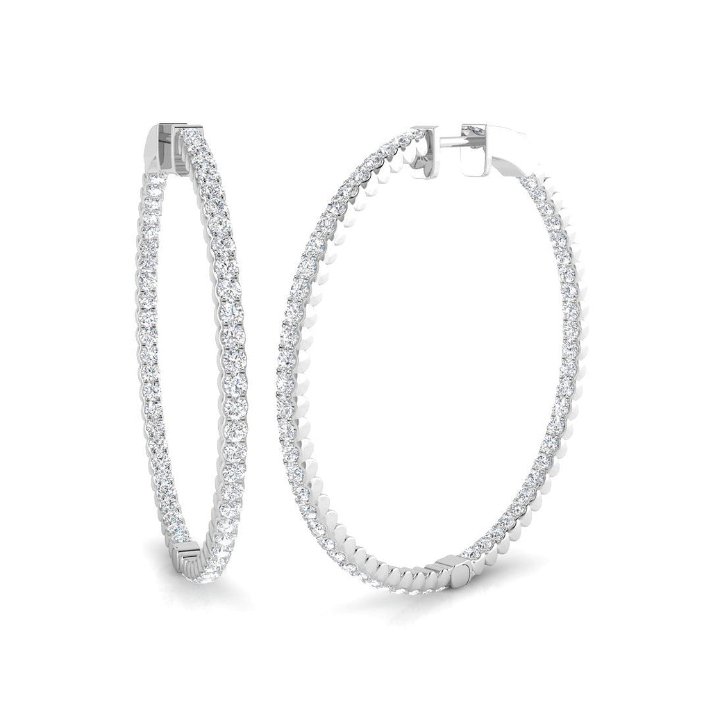 SE5546 — Earrings - 9k White Gold
