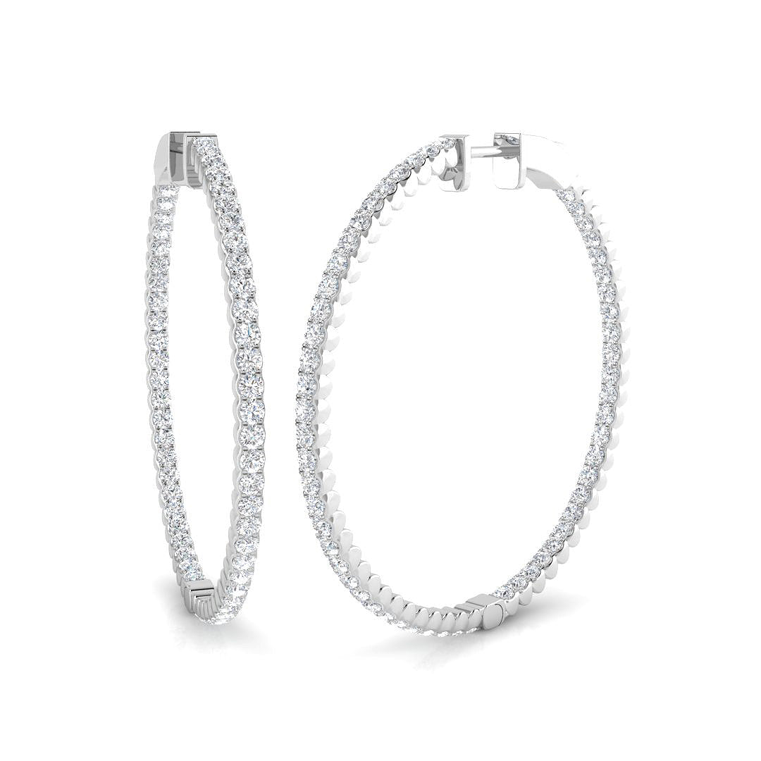 SE5546 — Earrings - 9k White Gold