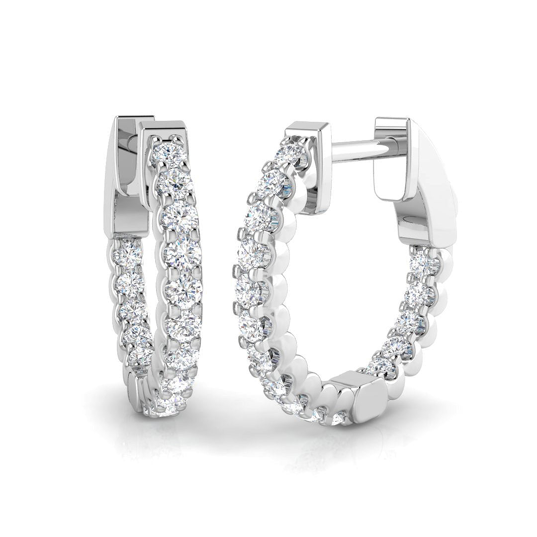 SE5547 — Earrings - 9k White Gold