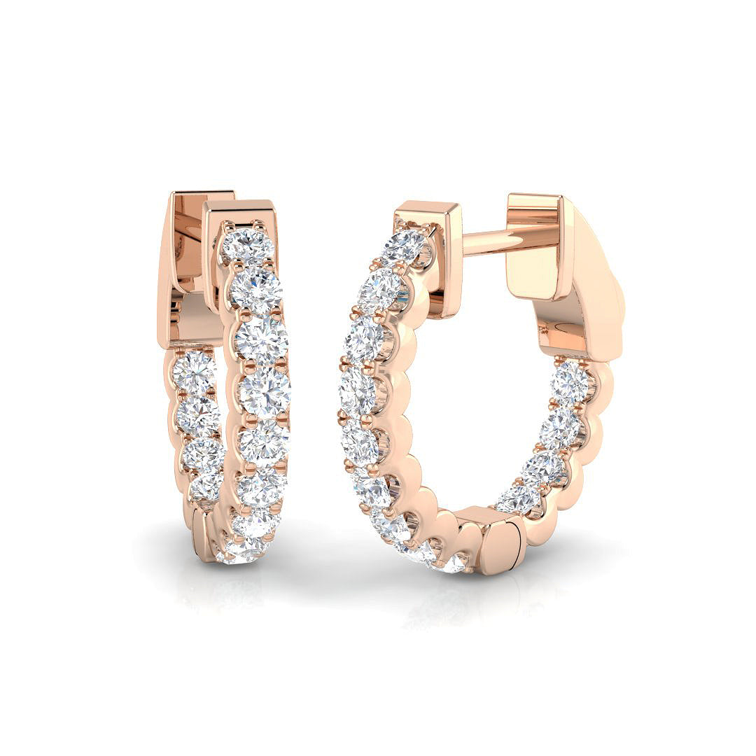 SE5548 — Earrings - 9k Rose Gold