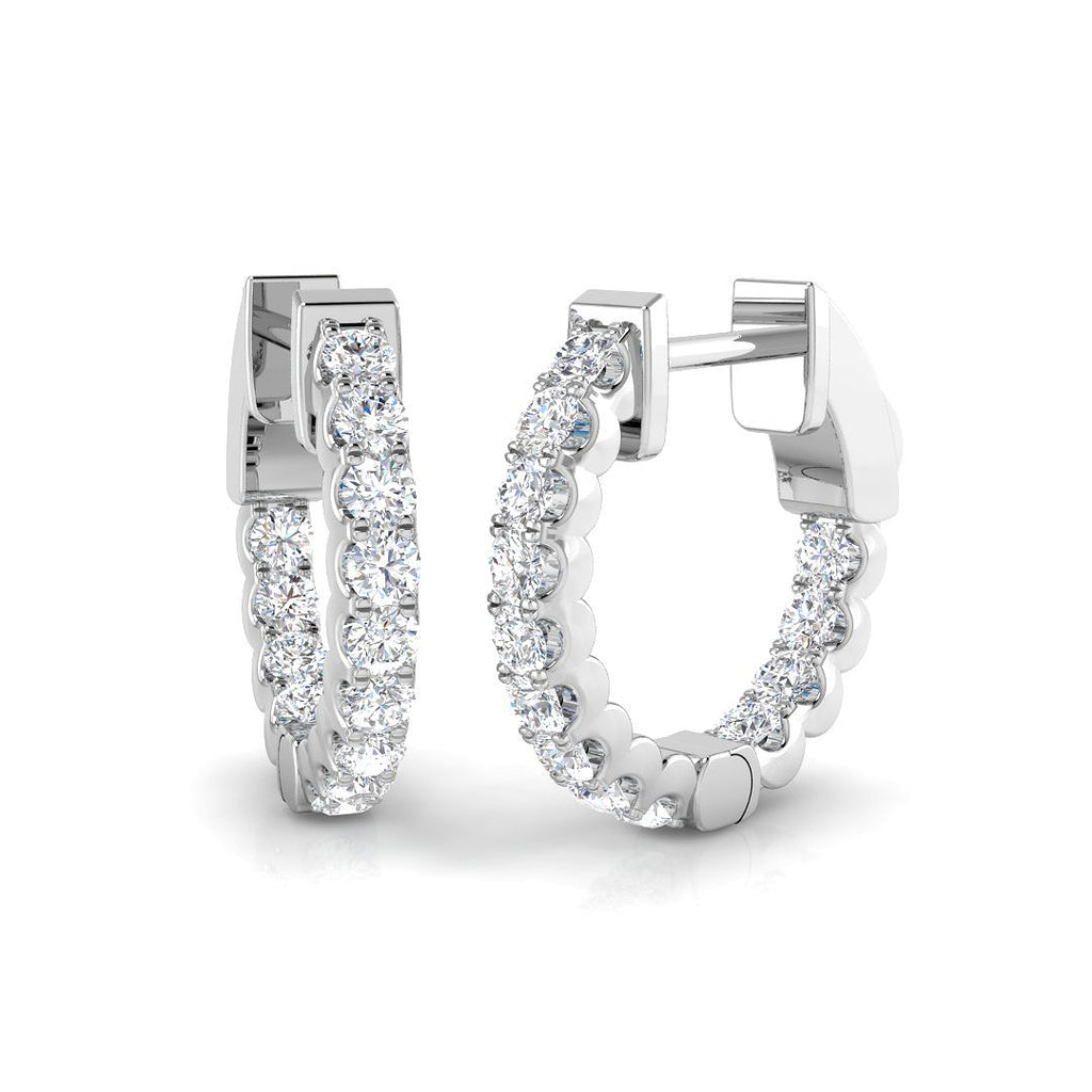 SE5548 — Earrings - 9k White Gold