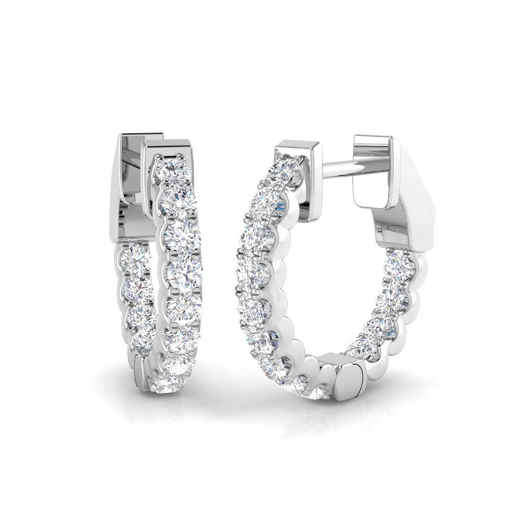 SE5548 — Earrings - 9k White Gold