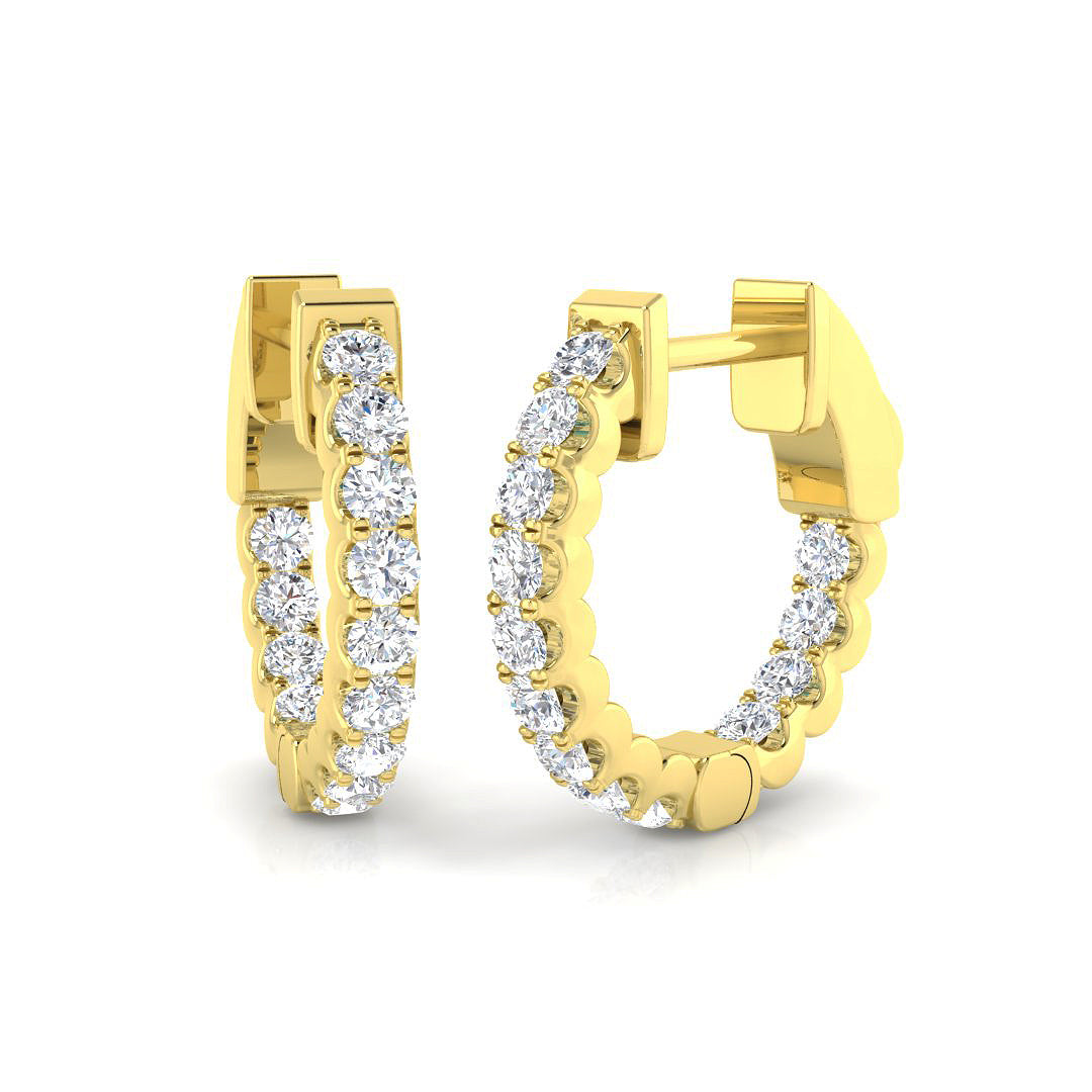 SE5548 — Earrings - 9k Yellow Gold