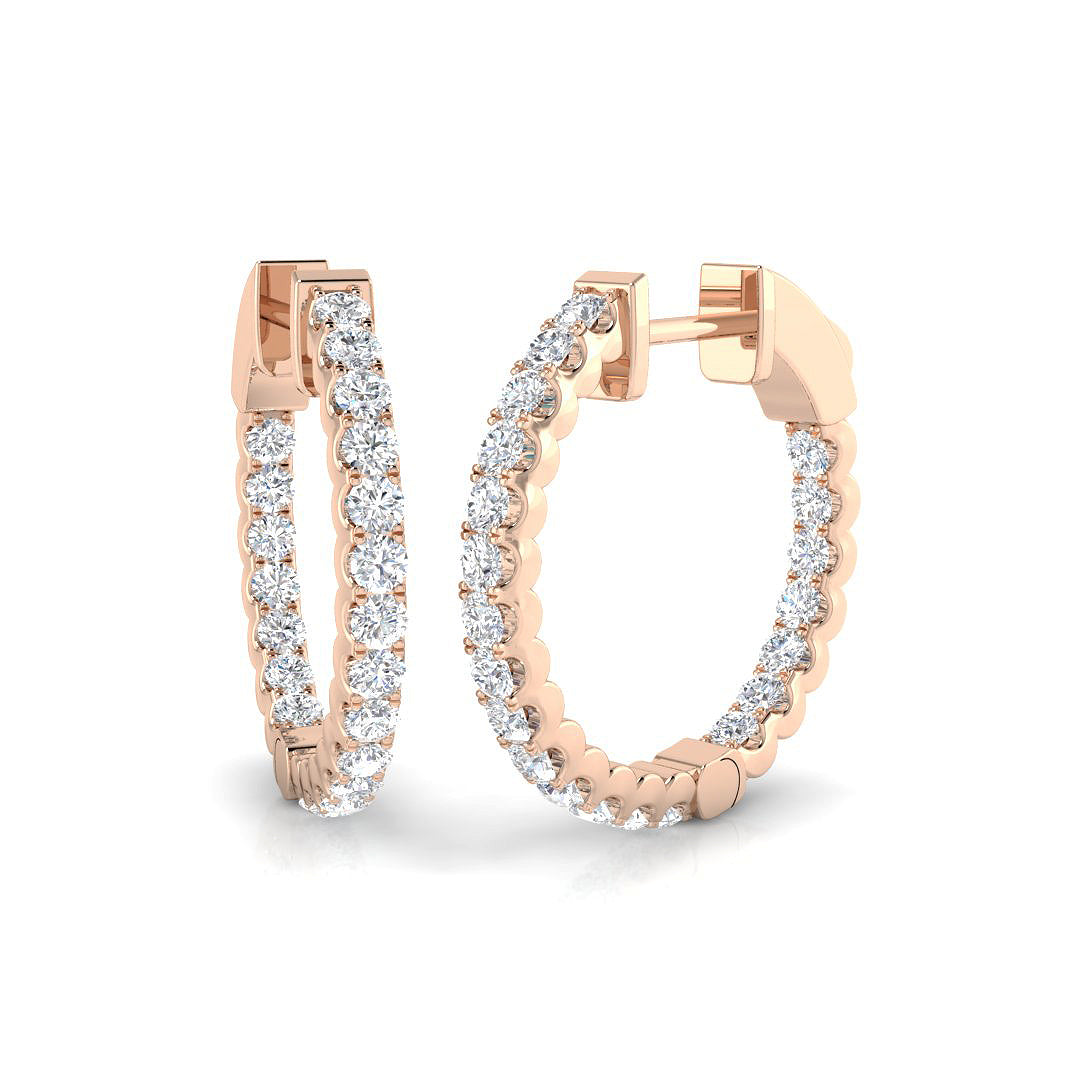 SE5549 — Earrings - 9k Rose Gold