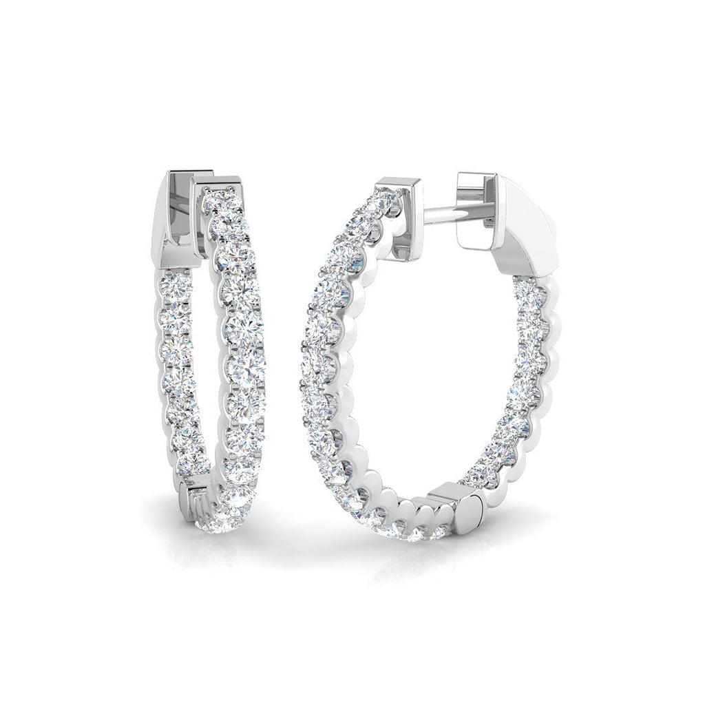 SE5549 — Earrings - 9k White Gold