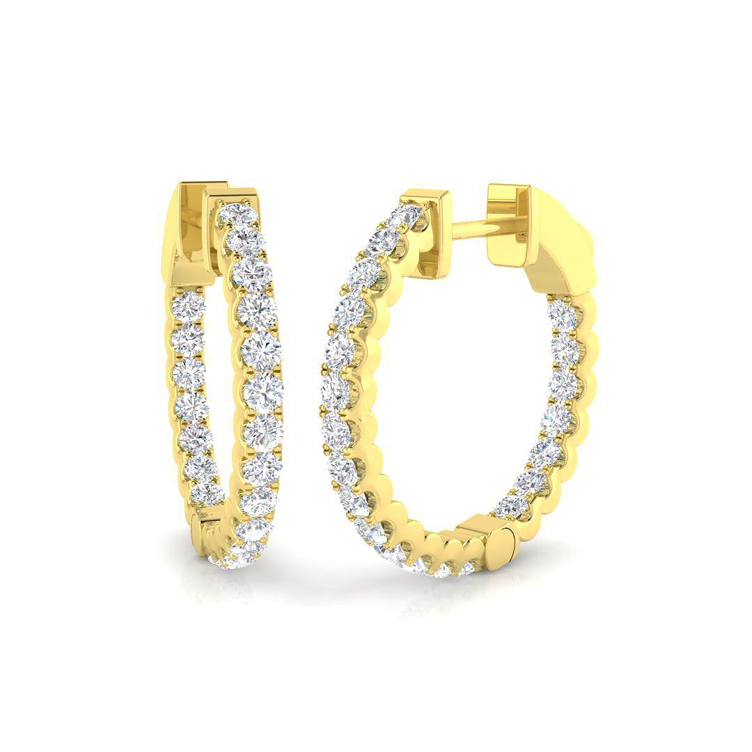 SE5549 — Earrings - 9k Yellow Gold