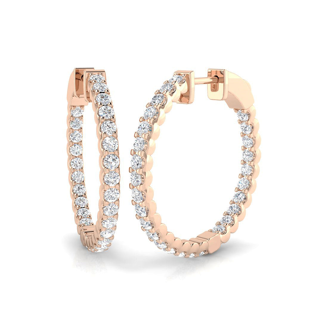 SE5550 — Earrings - 9k Rose Gold