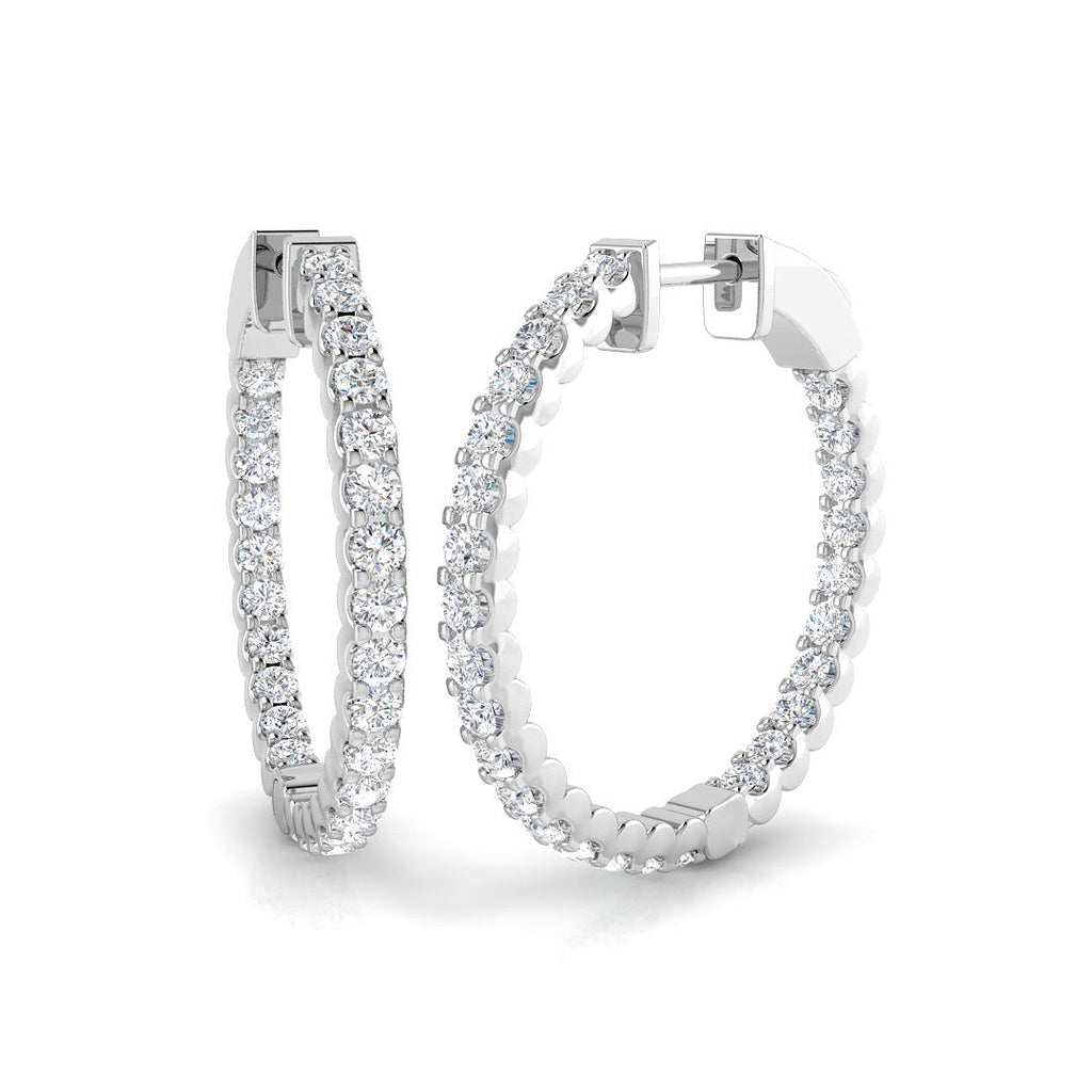 SE5550 — Earrings - 9k White Gold