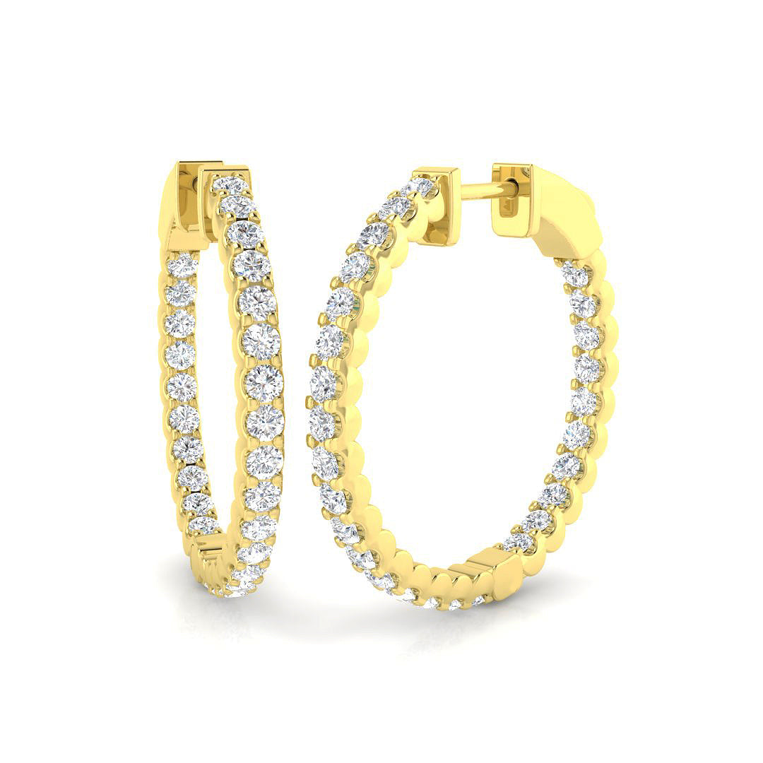 SE5550 — Earrings - 9k Yellow Gold