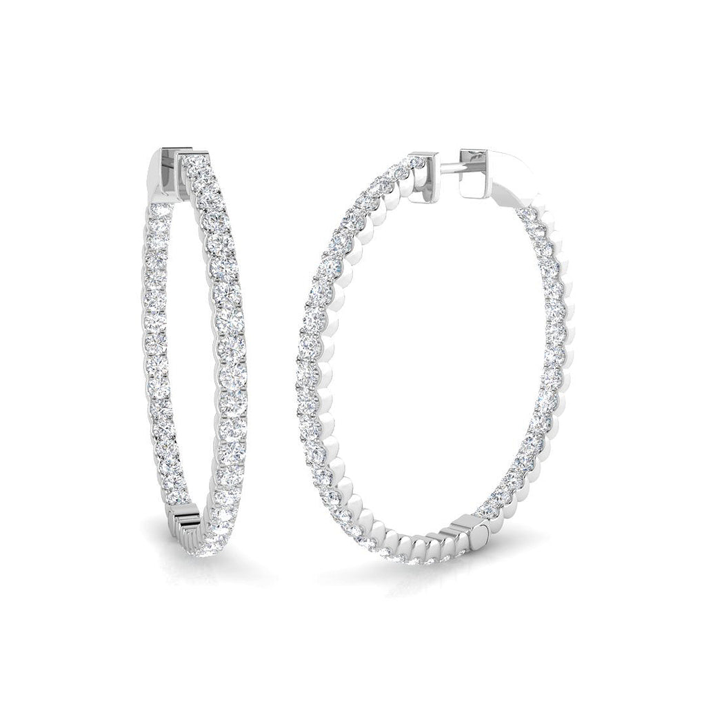 SE5552 — Earrings - 9k White Gold