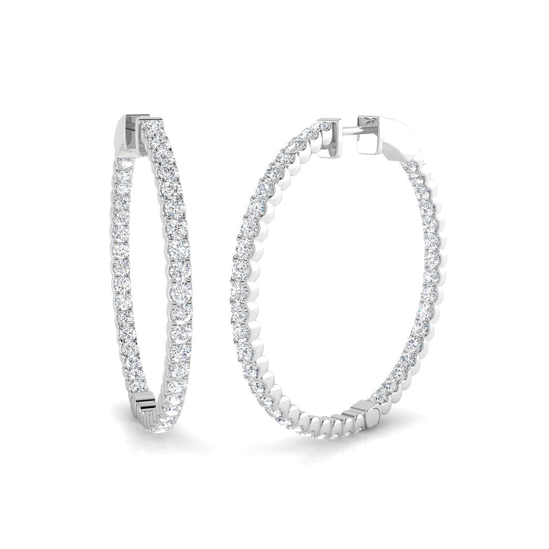 SE5552 — Earrings - 9k White Gold