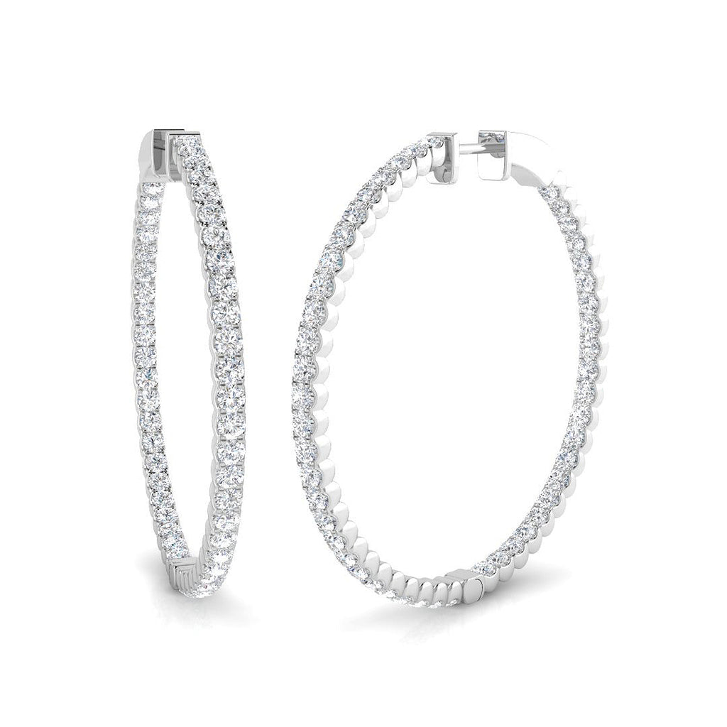 SE5553 — Earrings - 9k White Gold