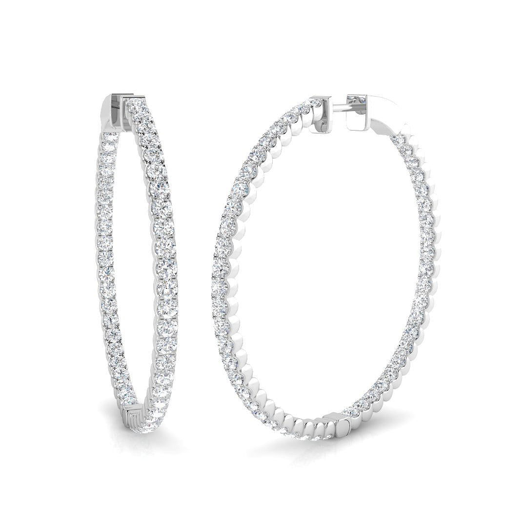 SE5553 — Earrings - 9k White Gold