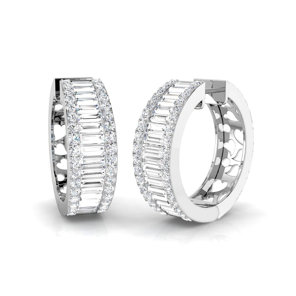 SE5554 — Earrings - 9k White Gold