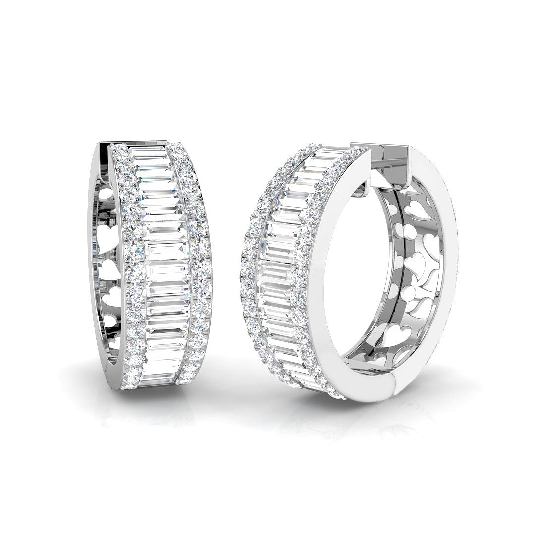 SE5554 — Earrings - 9k White Gold