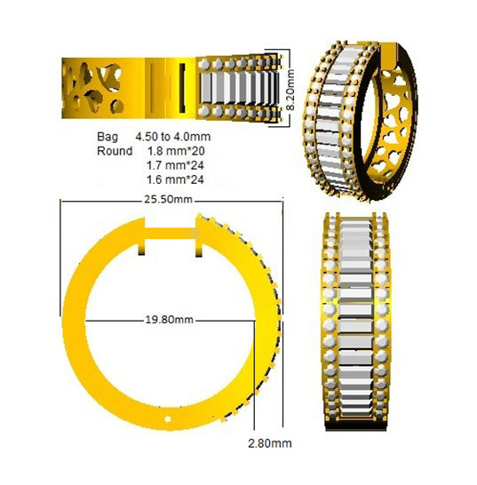 SE5554 — Earrings - 9k Yellow Gold detail