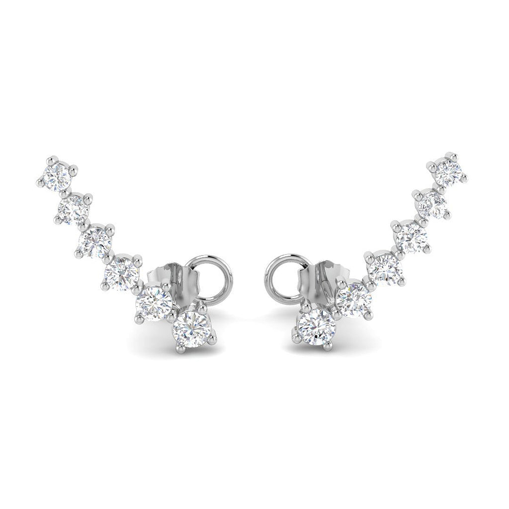 SE5560 — Earrings - 9k White Gold