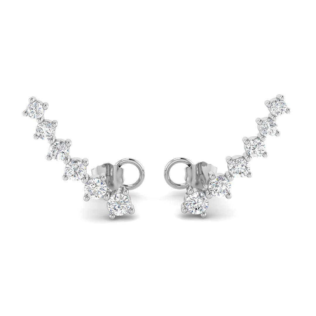 SE5560 — Earrings - 9k White Gold