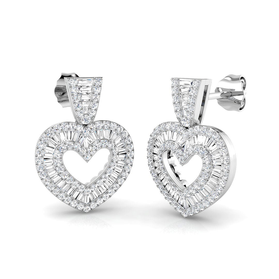 SE5563 — Earrings - 9k White Gold