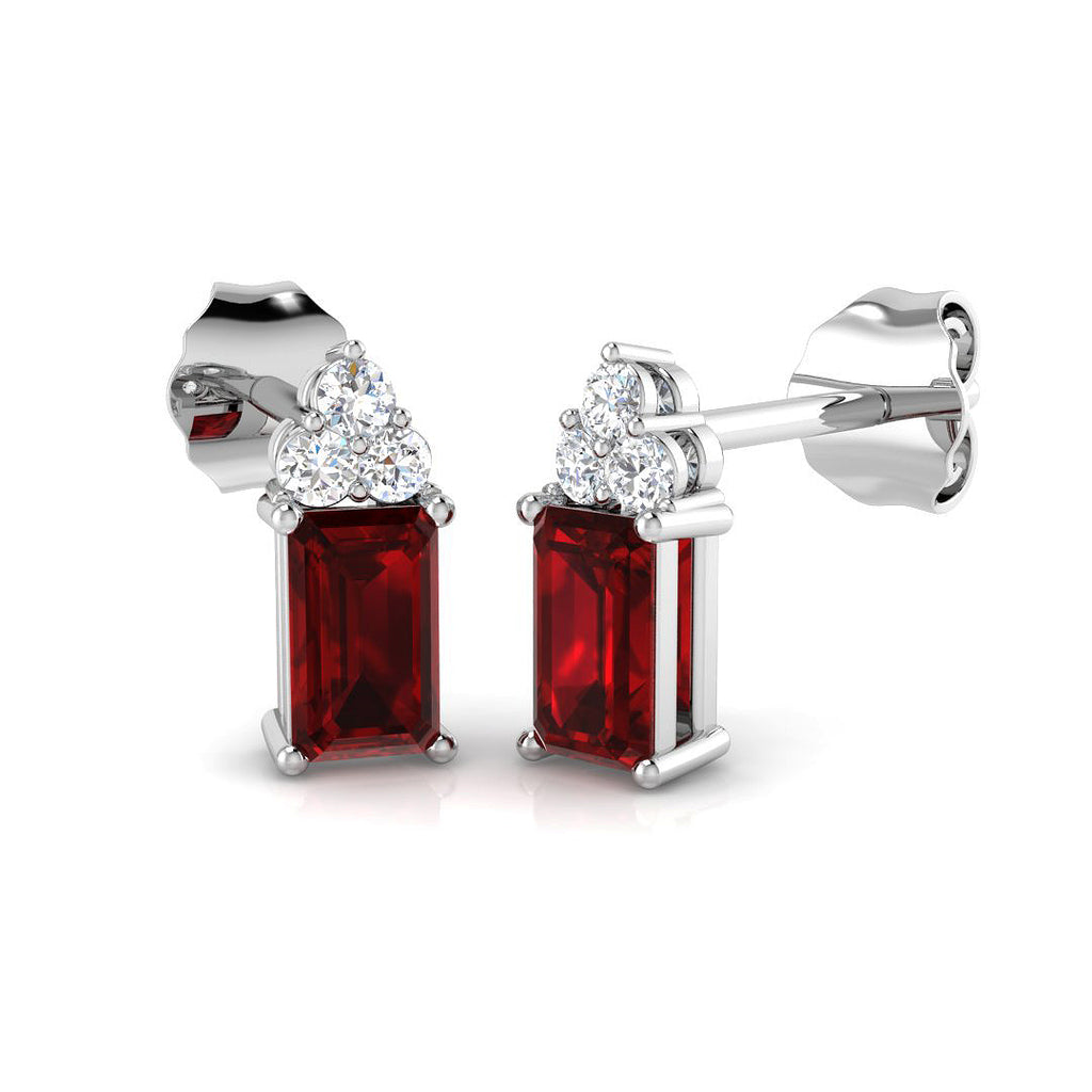 SE5566 — Earrings - 9k White Gold