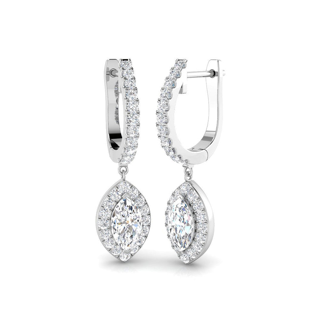 SE5567 — Earrings - 9k White Gold