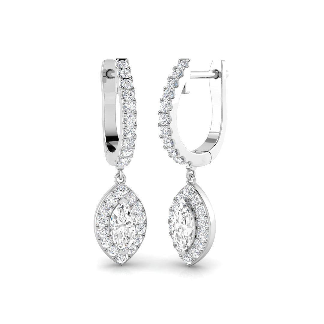 SE5568 — Earrings - 9k White Gold