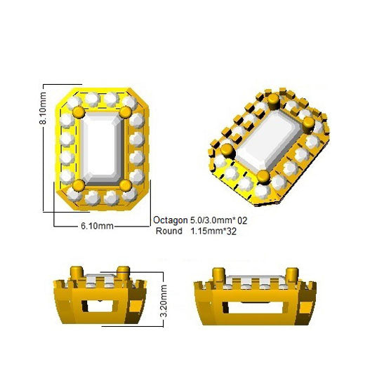 SE5569 — Earrings - 9k Yellow Gold detail
