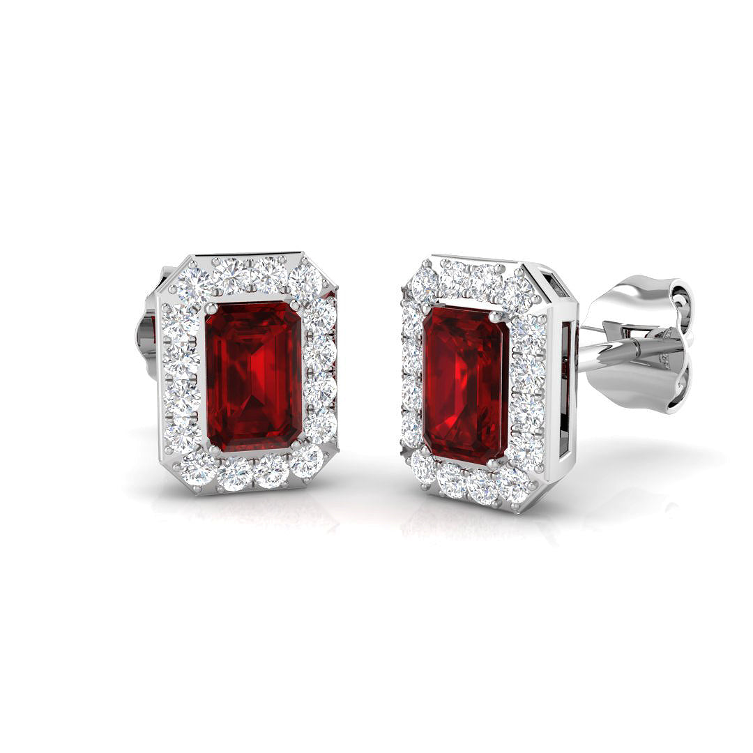 SE5569 — Earrings - 9k White Gold
