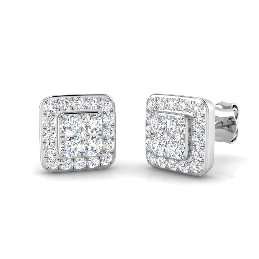SE5578 — Earrings - 9k White Gold