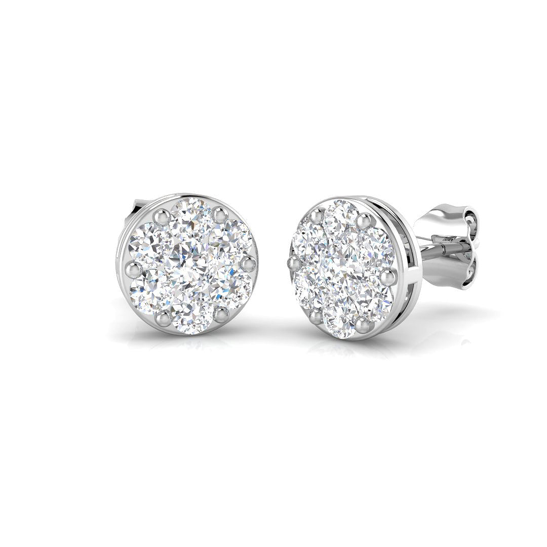 SE5593 — Earrings - 9k White Gold