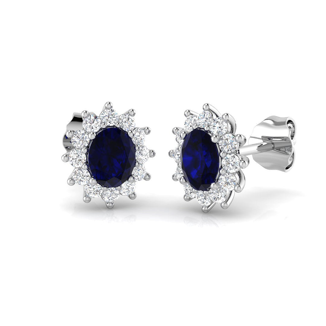 SE5595 — Earrings - 9k White Gold