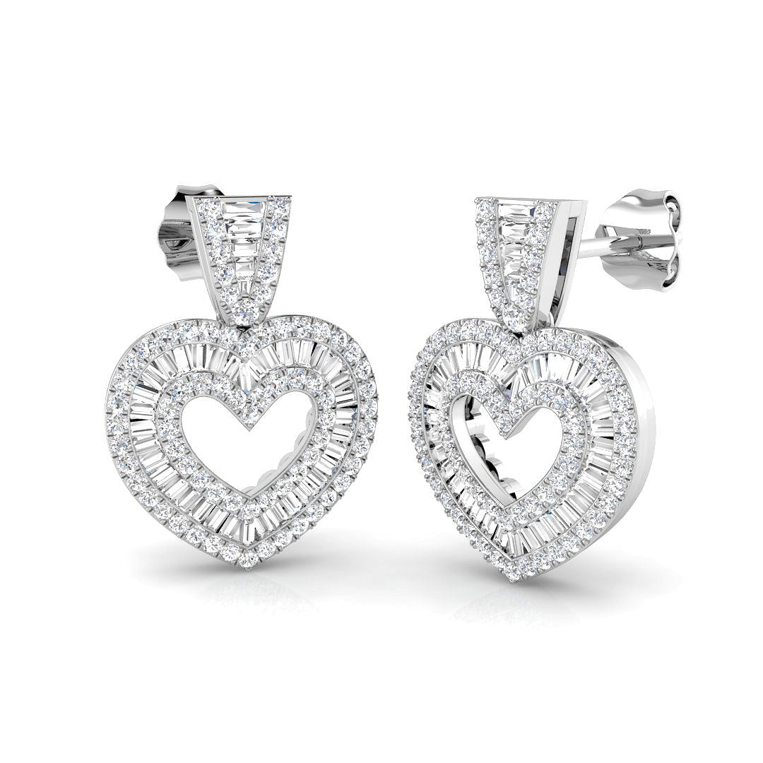 SE5599 — Earrings - 9k White Gold
