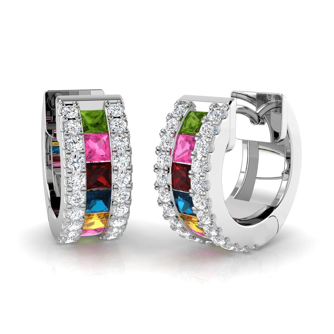 SE5610 — Earrings - 9k White Gold