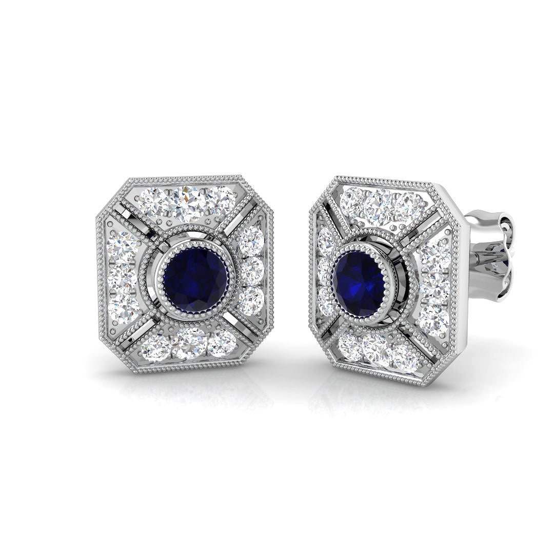SE5611 — Earrings - 9k White Gold